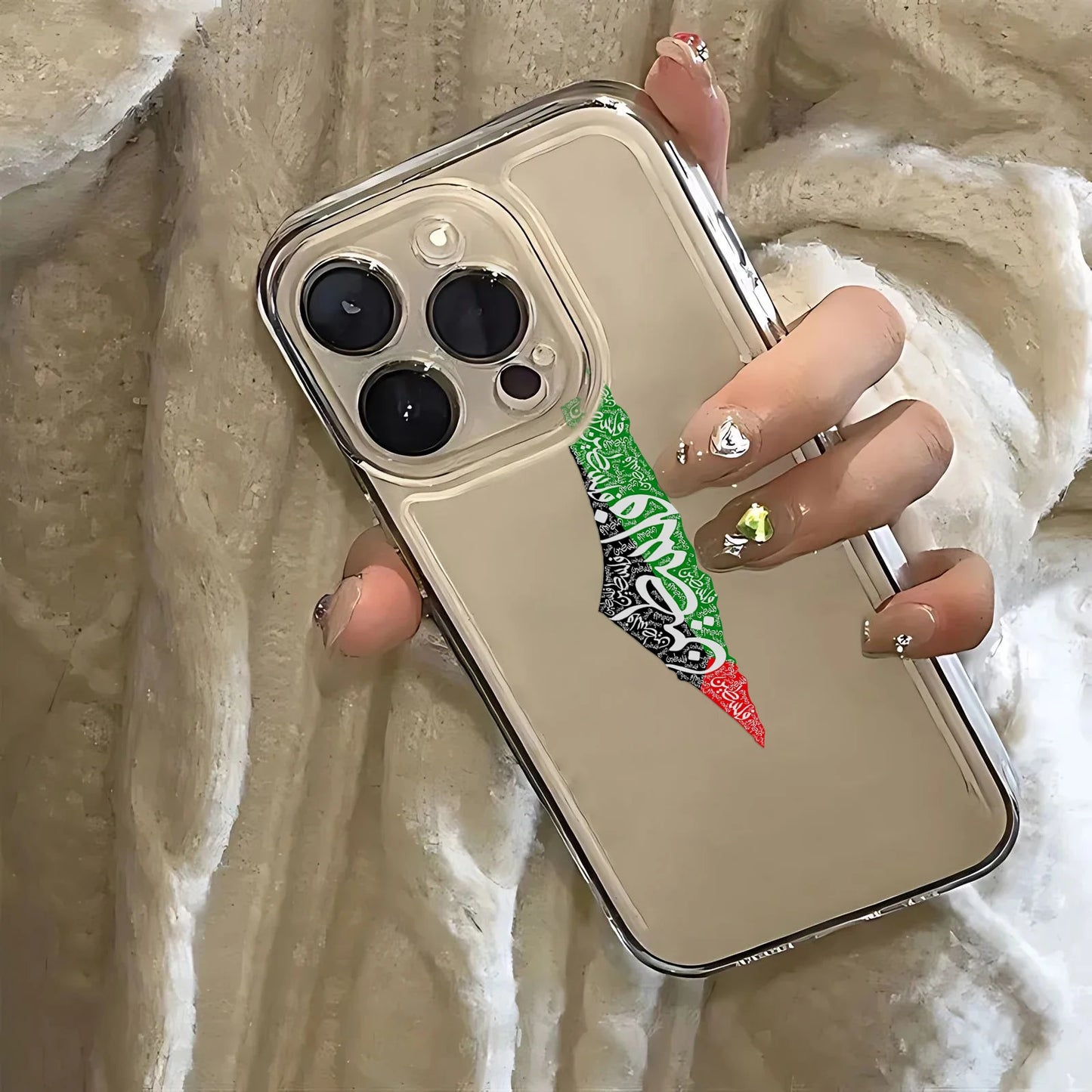 Coque transparante Palestine