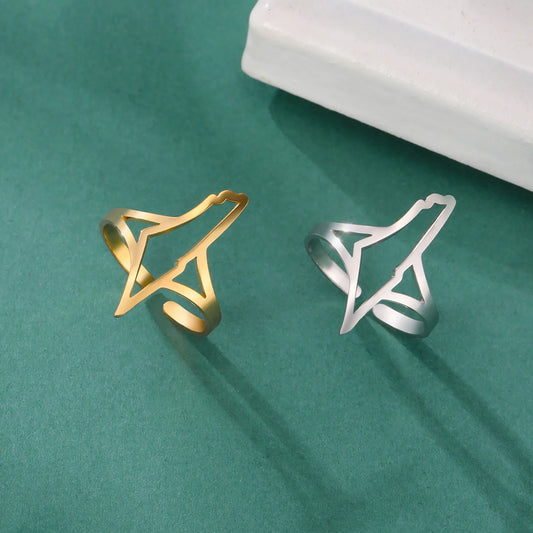 Bague carte de Palestine plaqué or