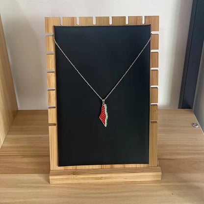 Collier pastèque Palestine