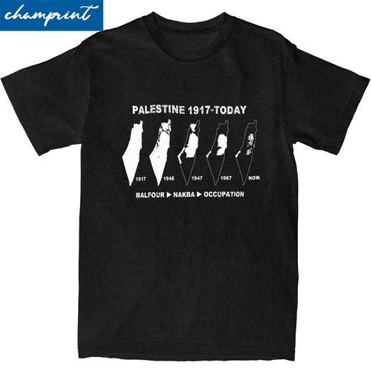 Palestine map T-shirt