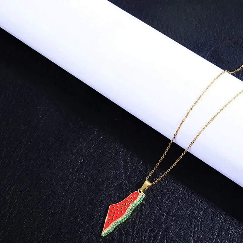 Bijoux Pastèque Palestine - Symbole et Originalité