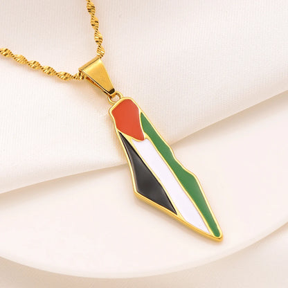 Collier drapeau Palestine
