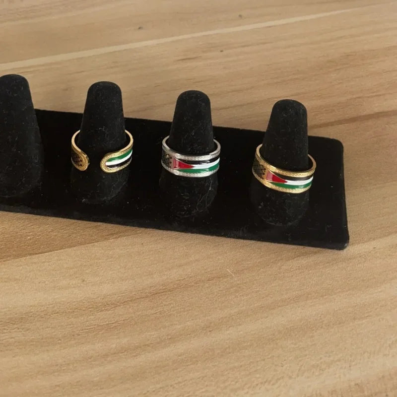 Bague drapeau Palestine
