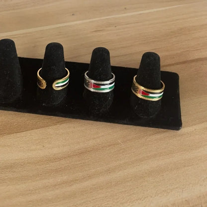 Bague drapeau Palestine