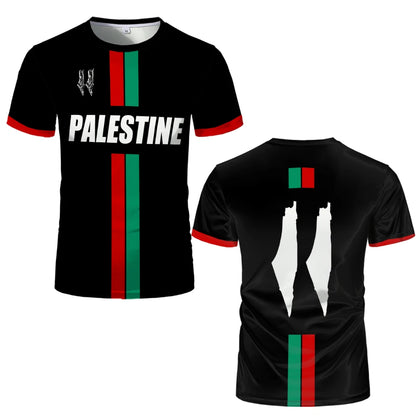 Maillot noir & blanc Palestine 2025