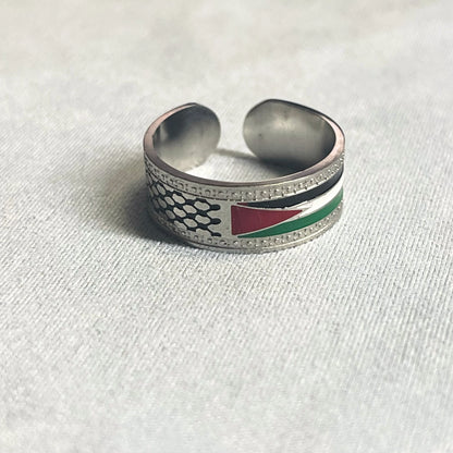 Bague drapeau Palestine