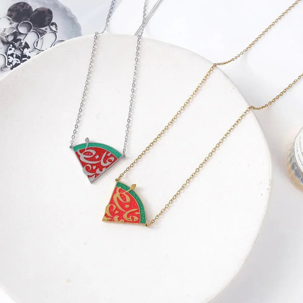 Bijoux Pastèque Palestine - Symbole et Originalité
