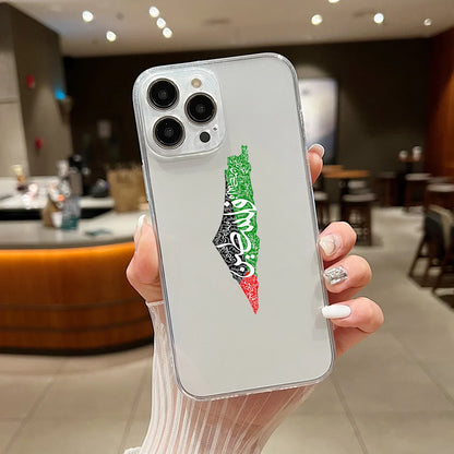 Coque transparante Palestine