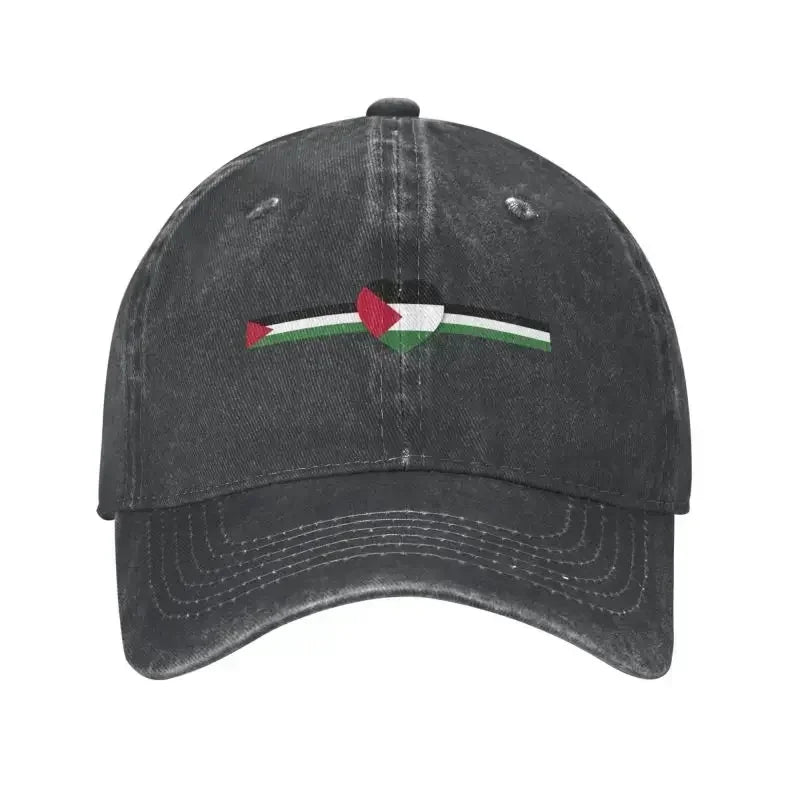 Casquette grise bandeau Palestine