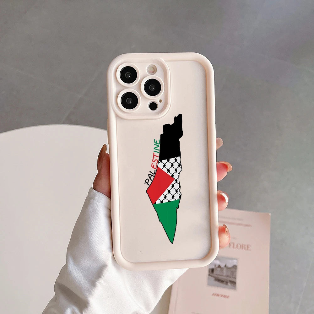 Coque Palestine noir & beige