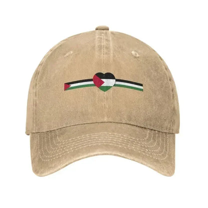 Casquette grise bandeau Palestine