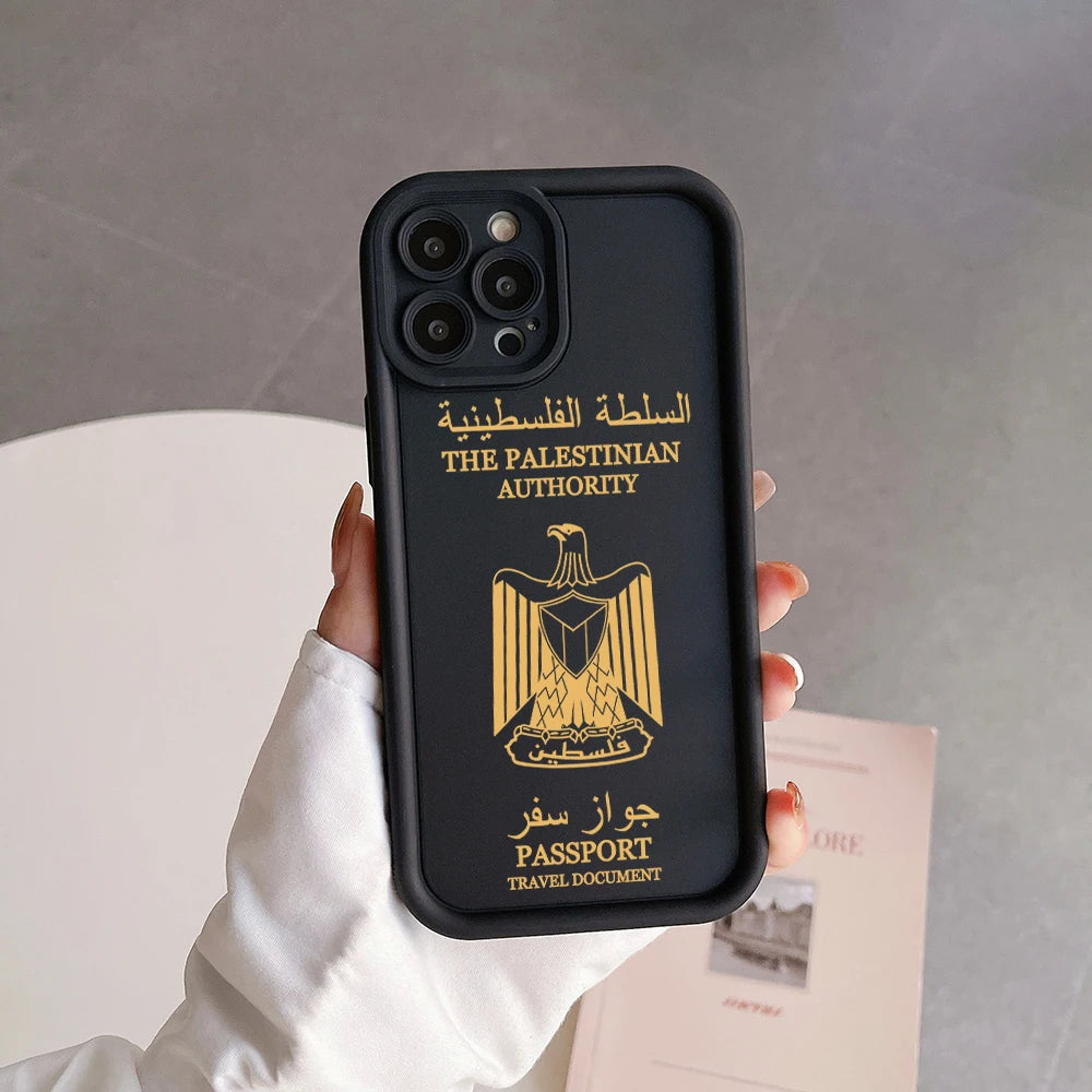 Coque Palestine noir & beige