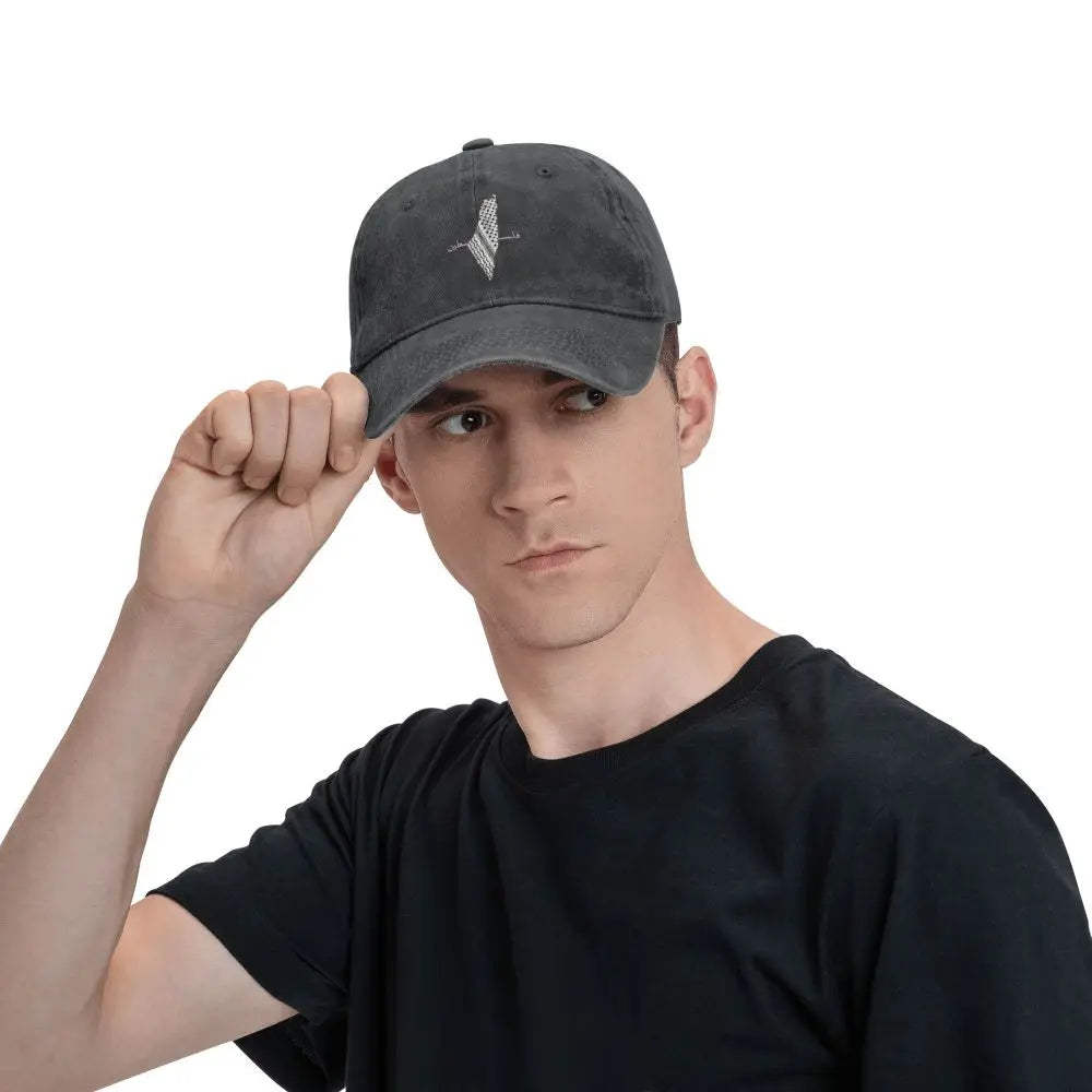 Casquette grise Palestine